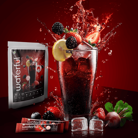 Berry Cola (30 gms X 5 sachets) 10+ Vitamins & Minerals, Low Cal Hydration Powder Mix Berry Cola (30 gms X 5 sachets) 10+ Vitamins & Minerals, Low Cal Hydration Powder Mix