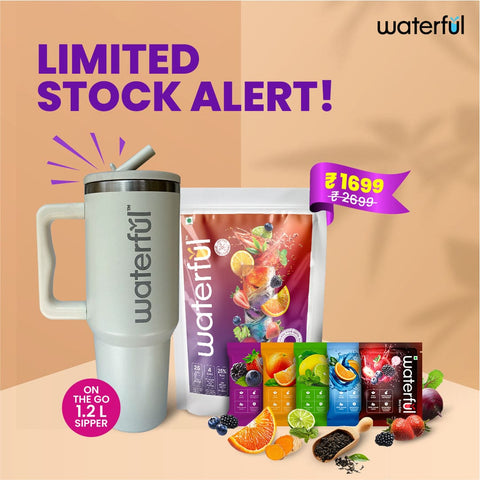 Supper Sipper with Melange Assorted Pack (30 gms x 5 sachets). Each Sachet makes 1 Litre of Waterful Supper Sipper with Melange Assorted Pack (30 gms x 5 sachets). Each Sachet makes 1 Litre of Waterful