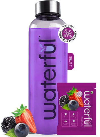 Mixed Berries | Fruit Flavoured Water Premix | Energy Drink | Waterful | flavored water bottle | best hydration drink Mixed Berries | Fruit Flavoured Water Premix | Energy Drink | Waterful | flavored water bottle | best hydration drink