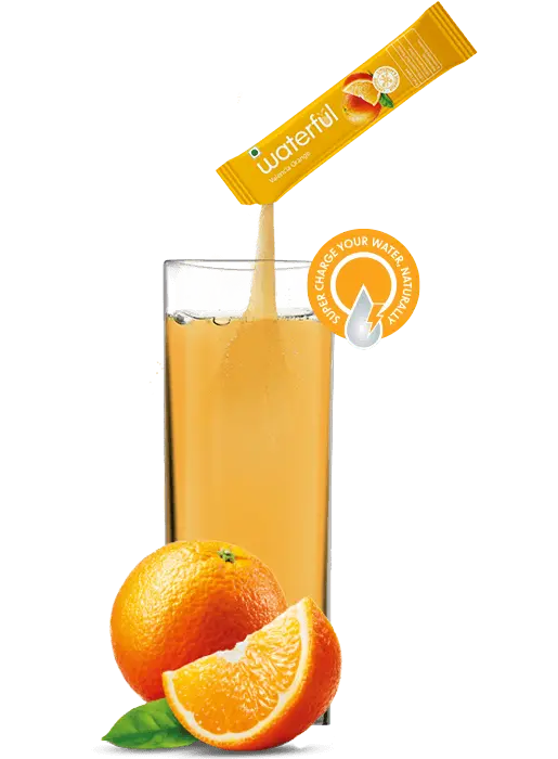 Valencia Orange Powdered Drink Mix | Organic Energy Drink | Waterful  | hydration powder | electrolyte drink powder Valencia Orange Powdered Drink Mix | Organic Energy Drink | Waterful  | hydration powder | electrolyte drink powder