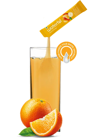 Valencia Orange Powdered Drink Mix | Organic Energy Drink | Waterful  | hydration powder | electrolyte drink powder Valencia Orange Powdered Drink Mix | Organic Energy Drink | Waterful  | hydration powder | electrolyte drink powder
