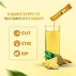 Tropical Pineapple Powdered Drink Mix | Natural Energy Drinks | Waterful | sports energy drink | Flavoured Water