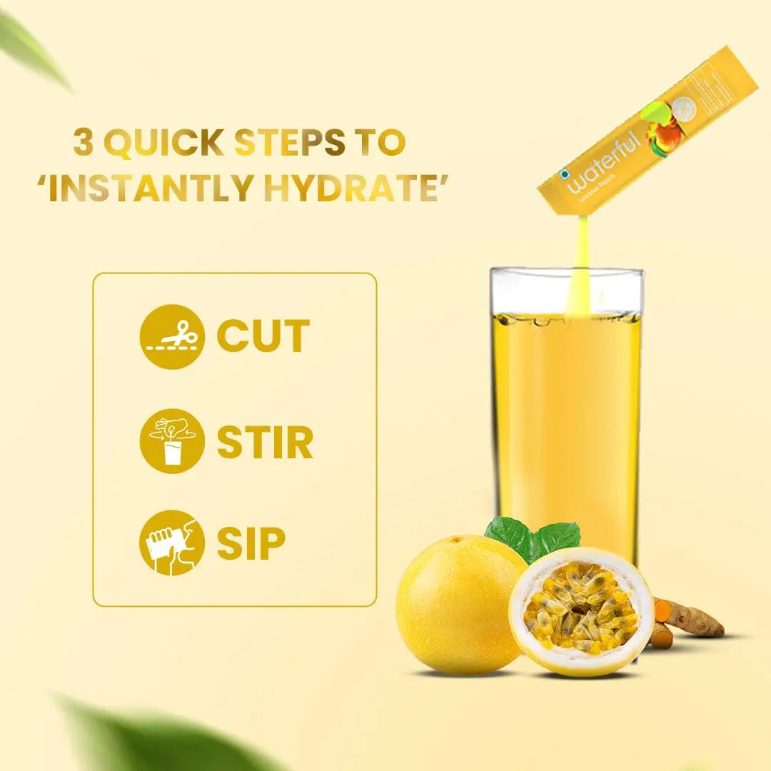 Exotic Tropical Passion | Hydration Powder | Power Drink | Waterful | instant energy | best natural juice