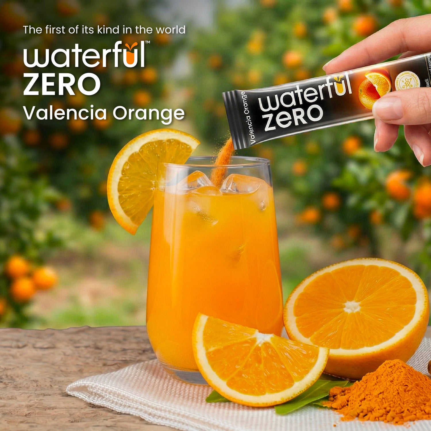 Valencia Orange (7.5 gms × 15 sachets) Zero Added Sugar, 10+ Vitamins & Minerals, 3 Electrolytes Clean Daily Hydration Mix