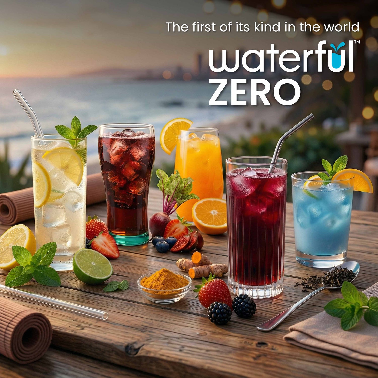 Assortment of five flavours  (5 flavours X 3 each of 7.5 gms = 15 sachets) Zero Added Sugar, 10+ Vitamins & Minerals, 3 Electrolytes Clean Daily Hydration Mix
