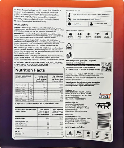Melange Assorted Pack (7.5 gms X 15 sachets) 10+ Vitamins & Minerals, Low Cal Hydration Powder Mix(Pack of 3 & 4 )
