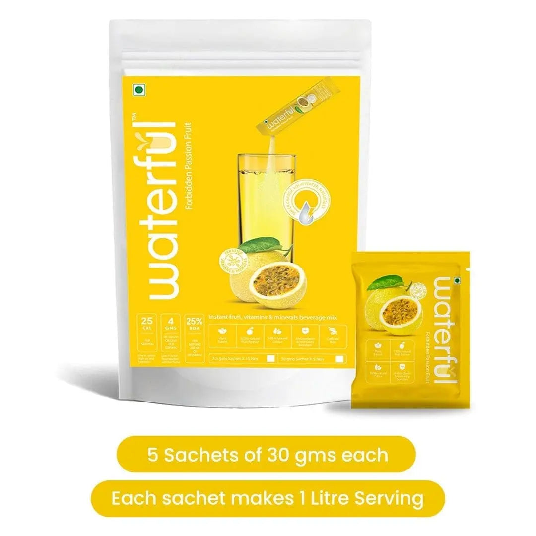 Exotic Tropical Passion | Hydration Powder | Power Drink | Waterful | best electrolyte powder | Healthy Drink 