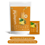 Pineapple Powdered Drink Mix | Natural Energy Drinks | Waterful | juice for dehydration | best sports drink for hydration