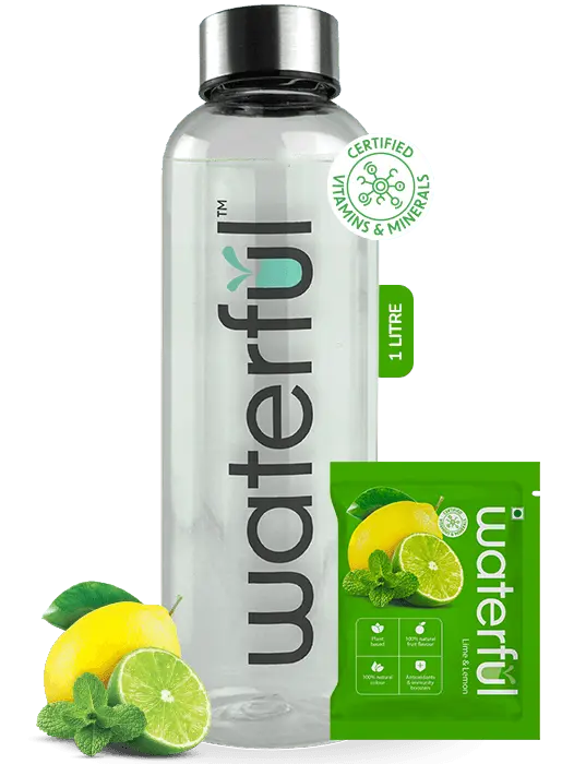 Lime and Lemon Fruit Juice Powder | Organic Energy Drink | Waterful  | lemon powder juice| powdered fruit drinks