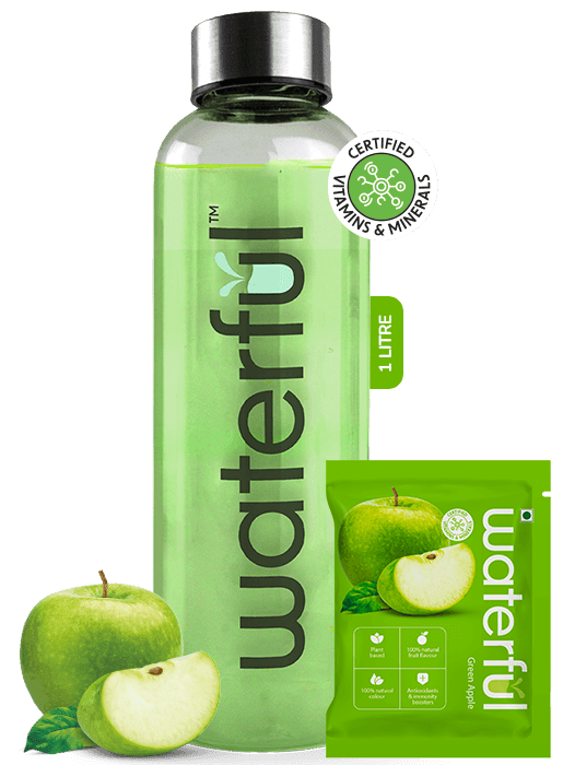 Green Apple | Instant Energy Drink Powder | Sports Drink | Waterful | Electrolyte Powder and Electrolyte Sachet | health food drinks