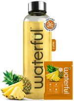 Pineapple Powdered Drink Mix | Natural Energy Drinks | Waterful | pre workout energy drink | Water Premix