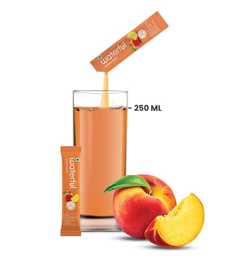 Luscious Peach | Healthy Fruit juice | Natural energy drink | Waterful | healthiest fruit juice | sports drinks for dehydration