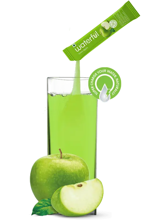 Green Apple | Healthy Energy Drink | Sports Energy Drink | Waterful | best hydration drink | Instant Powder Mix